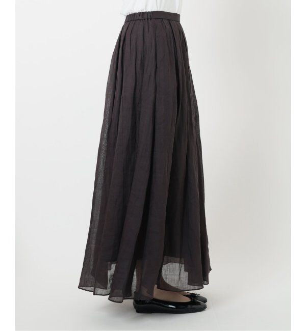 IENA「ラミーギャザーロングスカート」|スカート|