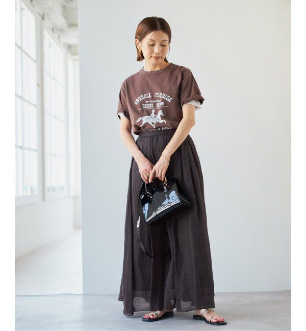 IENA「ラミーギャザーロングスカート」|スカート|