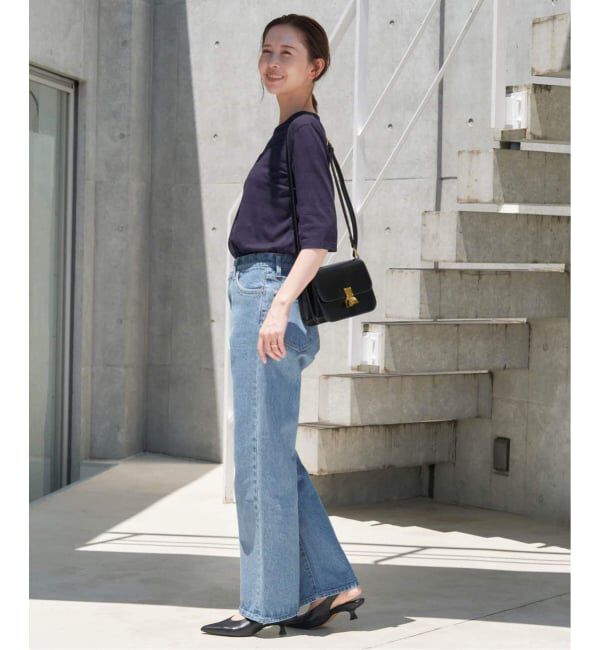 SLOBE IENA「《4サイズ展開/追加8》LE DENIM ストレートデニムパンツ」|デニム|