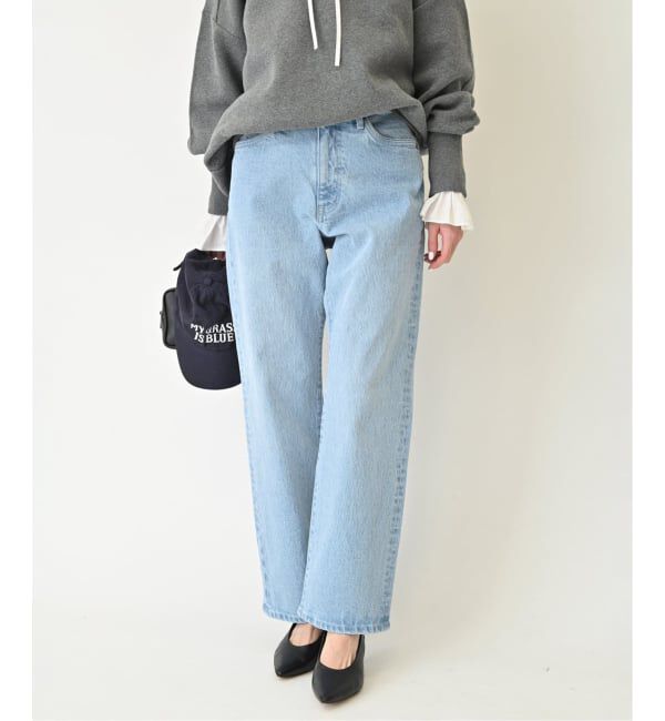 SLOBE IENA「《4サイズ展開/追加8》LE DENIM ストレートデニムパンツ」|デニム|