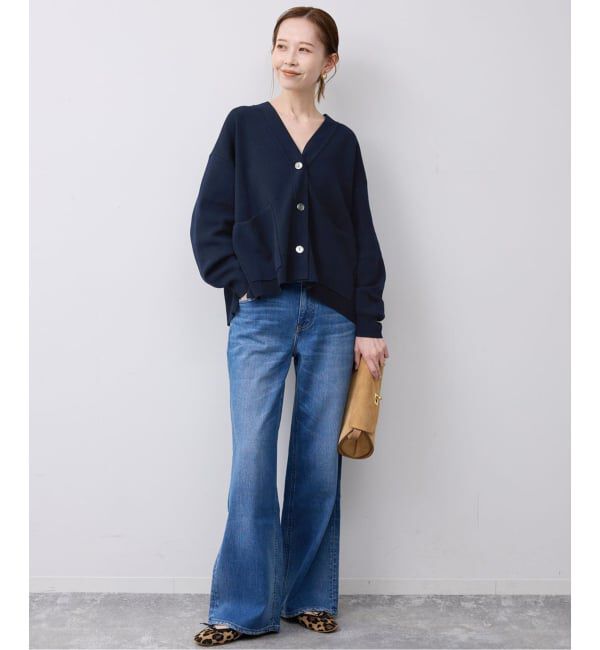 SLOBE IENA「《WEB・一部店舗限定/追加》スムースニットカーディガン」|カーディガン|