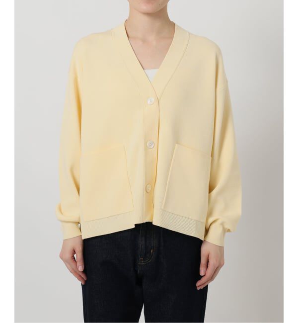 SLOBE IENA「《WEB・一部店舗限定/追加》スムースニットカーディガン」|カーディガン|