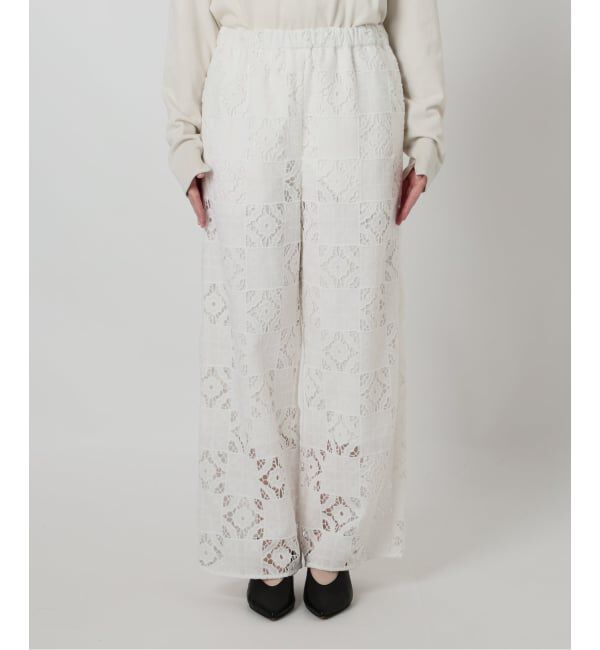 SLOBE IENA「コットンレースイージーパンツ」|その他|