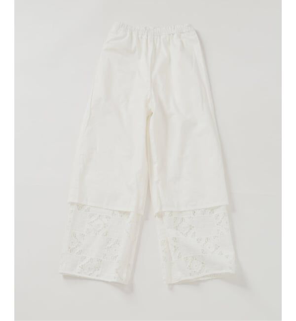 SLOBE IENA「コットンレースイージーパンツ」|その他|