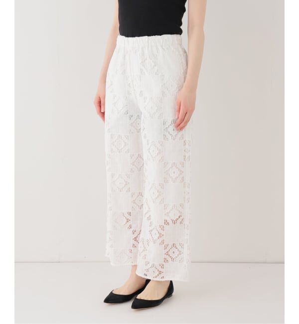 SLOBE IENA「コットンレースイージーパンツ」|その他|