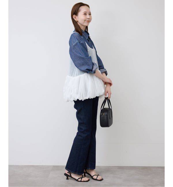 SLOBE IENA「LEDENIM LABOR FORM デニムシャツ」|シャツ・ブラウス|