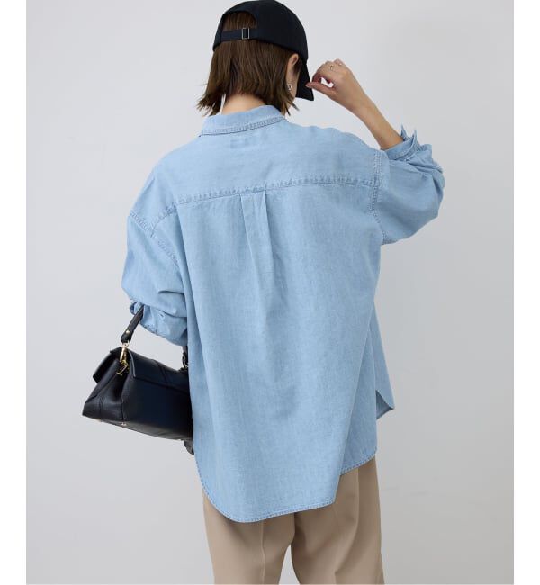 SLOBE IENA「LEDENIM LABOR FORM デニムシャツ」|シャツ・ブラウス|