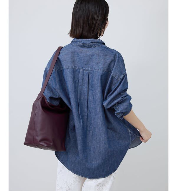 SLOBE IENA「LEDENIM LABOR FORM デニムシャツ」|シャツ・ブラウス|