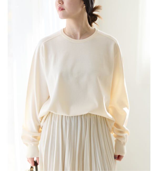 IENA「《新色あり/追加4》LEVITAコットンプルオーバー」|ニット・セーター|