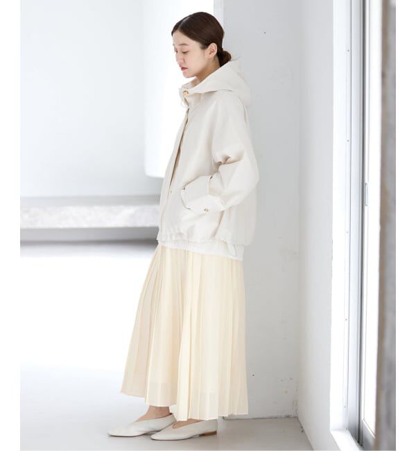 IENA「ボイルシアープリーツスカート」|スカート|