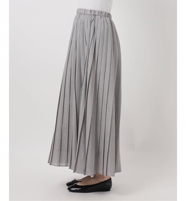 IENA「ボイルシアープリーツスカート」|スカート|