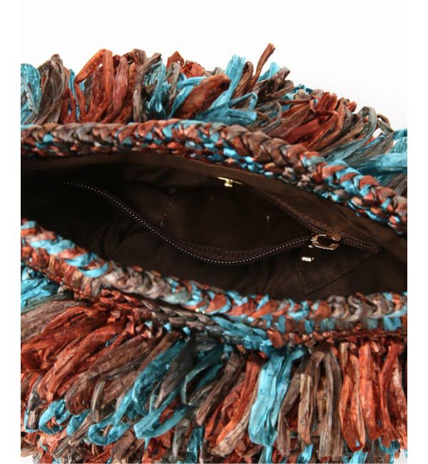 VERMEIL par iena「Caternina Bertini カテリーナ ベルティーニ Raffia Clutch 5779」|ショルダー・メッセンジャー|