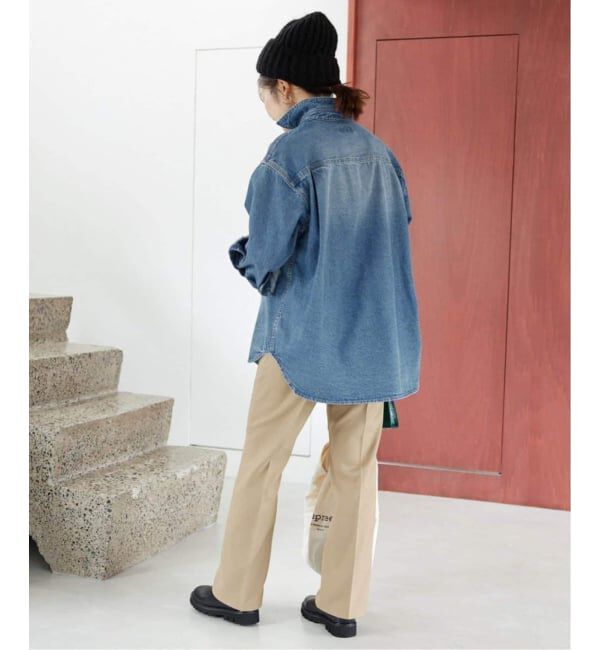SLOBE IENA「《WEB限定/追加4》LE DENIM BDUデニムシャツ」|シャツ・ブラウス|