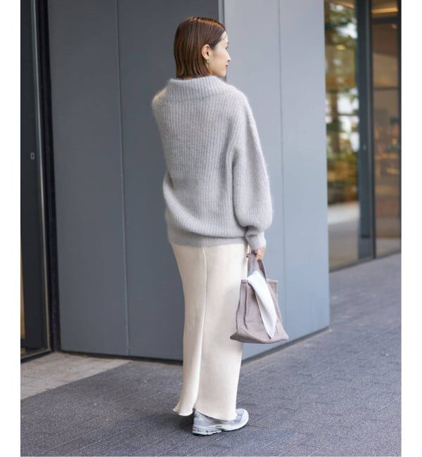 IENA「《追加17》ダブルサテンスカート」|スカート|