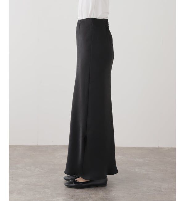 IENA「《追加17》ダブルサテンスカート」|スカート|