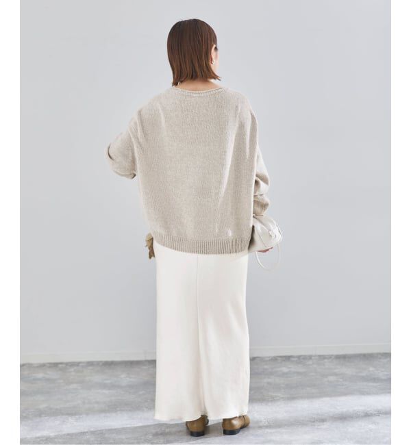 IENA「《追加17》ダブルサテンスカート」|スカート|