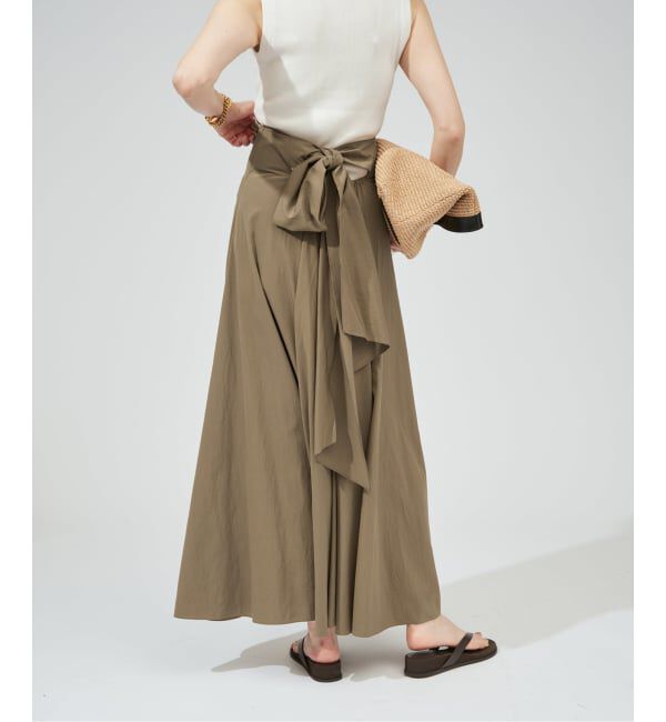 VERMEIL par iena「レーヨンマキシフレア」|スカート|