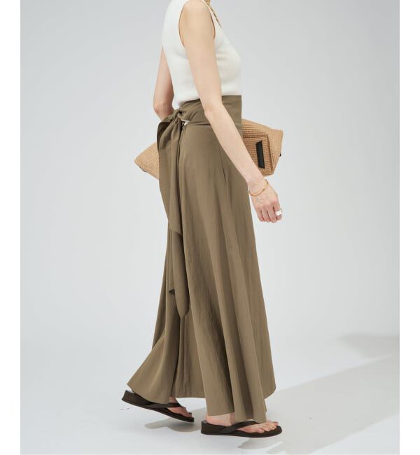 VERMEIL par iena「レーヨンマキシフレア」|スカート|