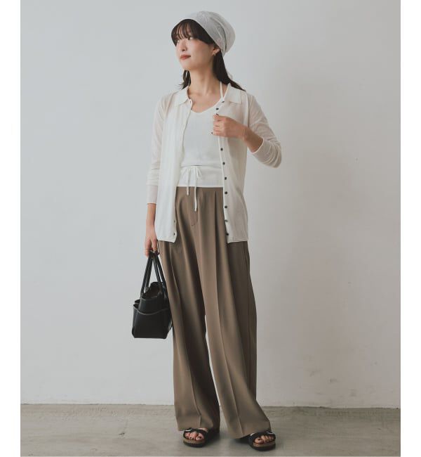 SLOBE IENA「ADD CULUMN/アドカラム PORTION トートバッグ A26S07B462」|トートバッグ|