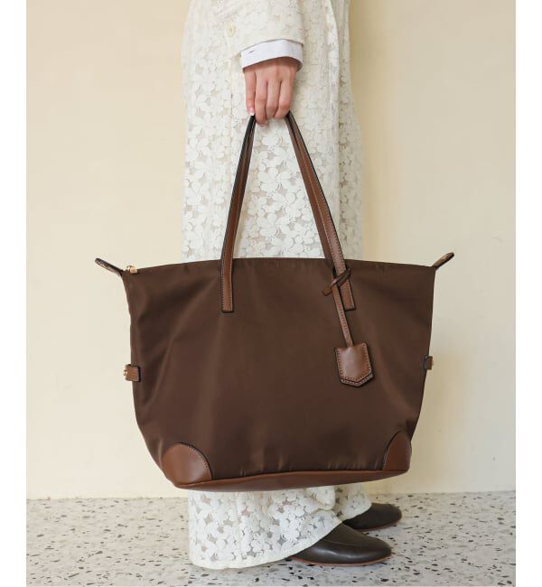 SLOBE IENA「《WEB限定/追加2予約》SLOBE キャリーオントートバッグ」|トートバッグ|ブラウン
