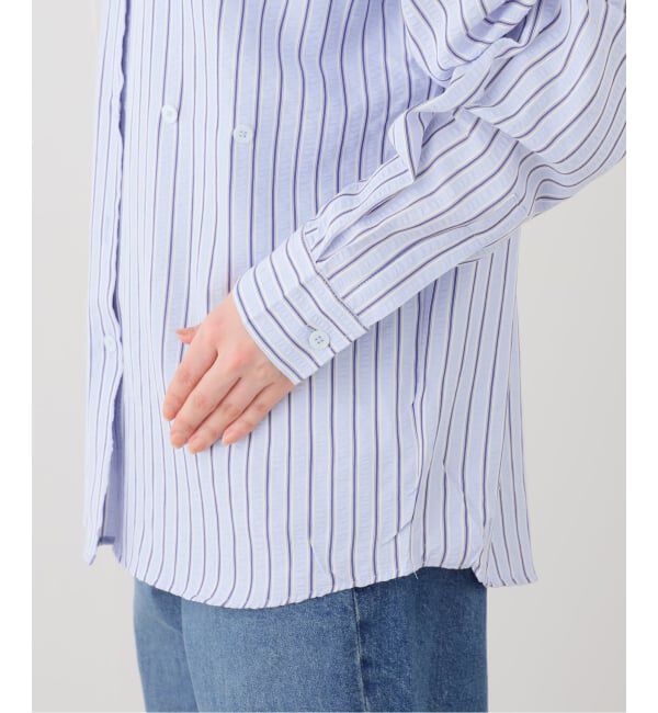 SLOBE IENA「PISCESS/パイシス ストライプシャツ PCSBSH」|シャツ・ブラウス|