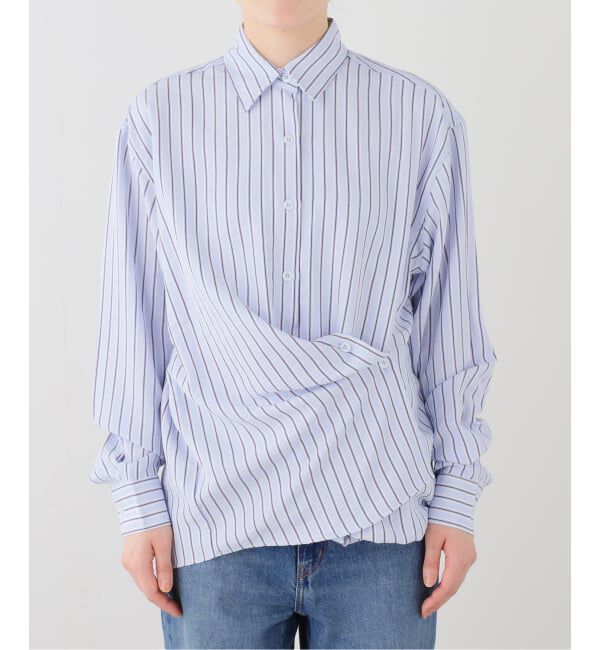 SLOBE IENA「PISCESS/パイシス ストライプシャツ PCSBSH」|シャツ・ブラウス|