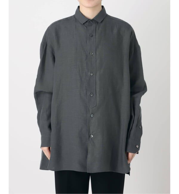 VERMEIL par iena「《予約》TICCA ティッカ 別注リネンスクエアビッグシャツ TBFS-543」|シャツ・ブラウス|