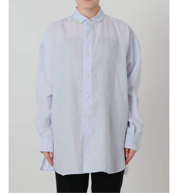 VERMEIL par iena「《予約》TICCA ティッカ 別注リネンスクエアビッグシャツ TBFS-543」|シャツ・ブラウス|