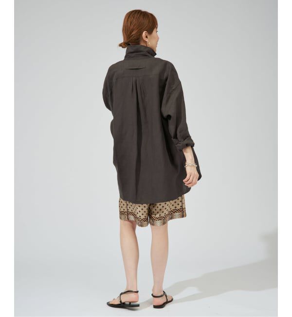 VERMEIL par iena「《予約》TICCA ティッカ 別注リネンスクエアビッグシャツ TBFS-543」|シャツ・ブラウス|