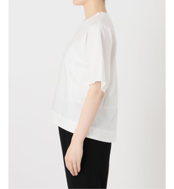 VERMEIL par iena「《予約》cotton back satin T-ブラウス」|シャツ・ブラウス|