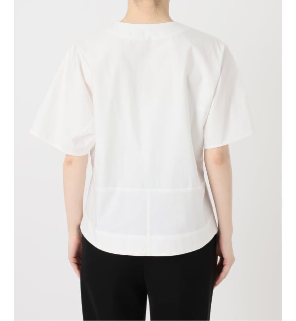 VERMEIL par iena「《予約》cotton back satin T-ブラウス」|シャツ・ブラウス|