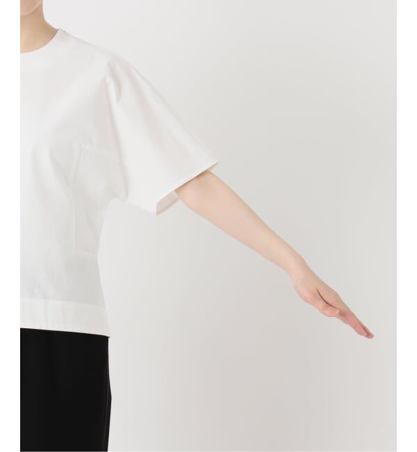 VERMEIL par iena「《予約》cotton back satin T-ブラウス」|シャツ・ブラウス|