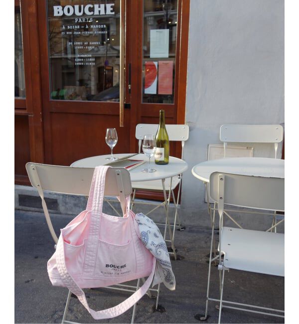 SLOBE IENA「《追加予約》BOUCHE SLOBE別注 キャンバストートバッグ」|トートバッグ|