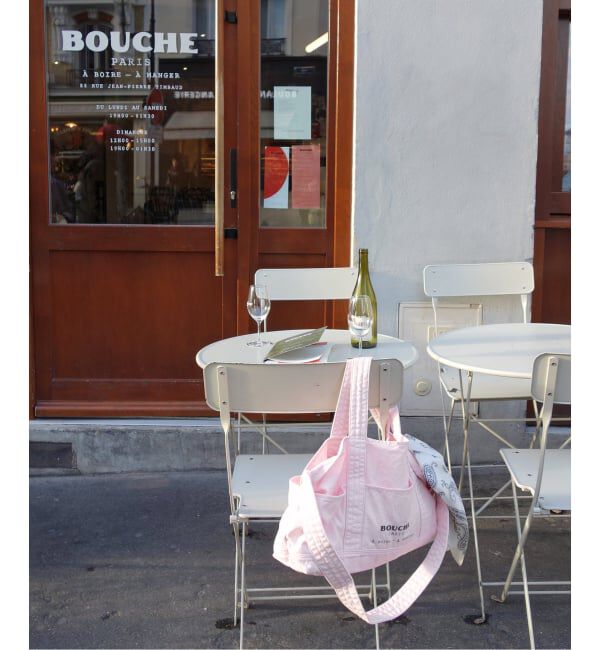 SLOBE IENA「《追加予約》BOUCHE SLOBE別注 キャンバストートバッグ」|トートバッグ|