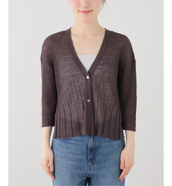 VERMEIL par iena「ENRICA エンリカ Vネックカーディガン KNIT 231」|カーディガン|