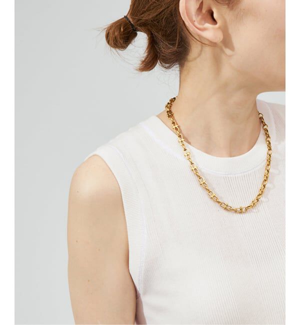 VERMEIL par iena「ランダムRIB ノースリーブプルオーバー」|ニット・セーター|