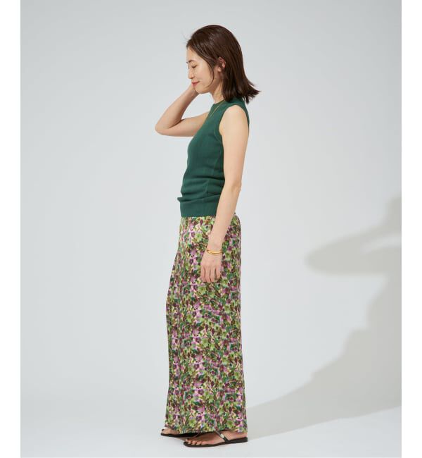 VERMEIL par iena「ランダムRIB ノースリーブプルオーバー」|ニット・セーター|