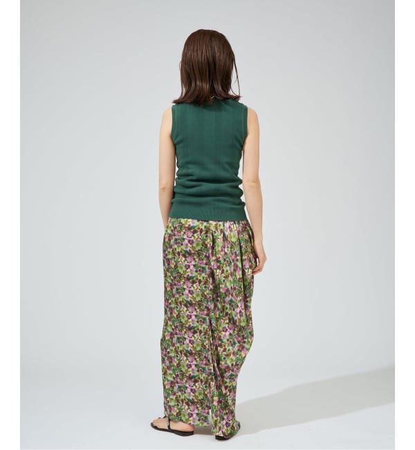 VERMEIL par iena「ランダムRIB ノースリーブプルオーバー」|ニット・セーター|