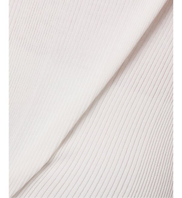 VERMEIL par iena「ランダムRIB ノースリーブプルオーバー」|ニット・セーター|