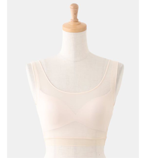 IENA LA BOUCLE「NICENICE MOMENT ナイスナイスモーメント MESH ブラ タンク NMM3-25S-012」|インナー|