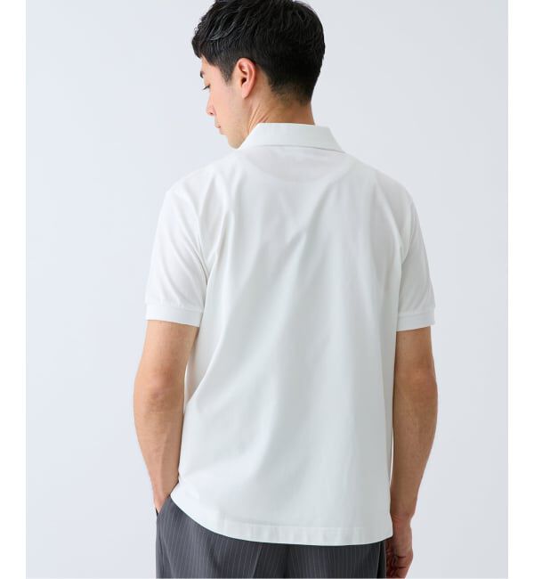 EDIFICE「《予約》LACOSTE(ラコステ) 別注 COOLMAX フルオープン 半袖ポロシャツ」|ポロシャツ|