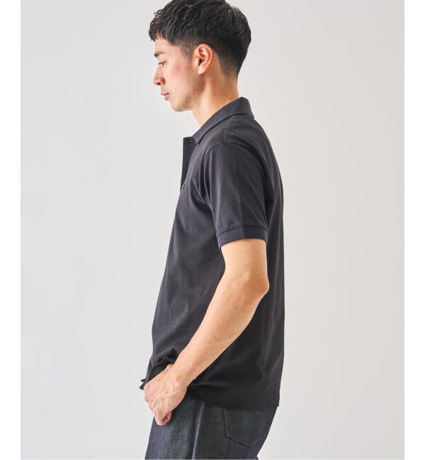 EDIFICE「《予約》LACOSTE(ラコステ) 別注 COOLMAX フルオープン 半袖ポロシャツ」|ポロシャツ|