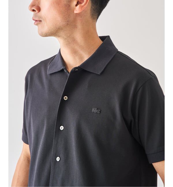 EDIFICE「《予約》LACOSTE(ラコステ) 別注 COOLMAX フルオープン 半袖ポロシャツ」|ポロシャツ|