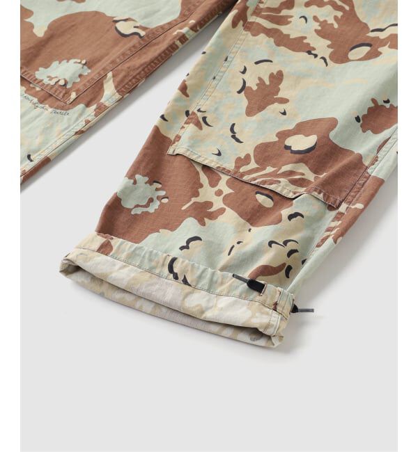 EDIFICE「NOMARHYTHM TEXTILE (ノーマリズム テキスタイル) Camo Flower Double Knee Pants」|スラックス|