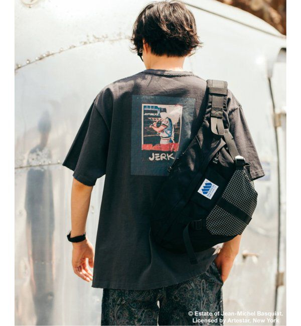 JOURNAL STANDARD「WEB限定 Basquiat / バスキア&times;JOURNAL STANDARD 別注 アートTシャツ」|Tシャツ・カットソー|ブラック C