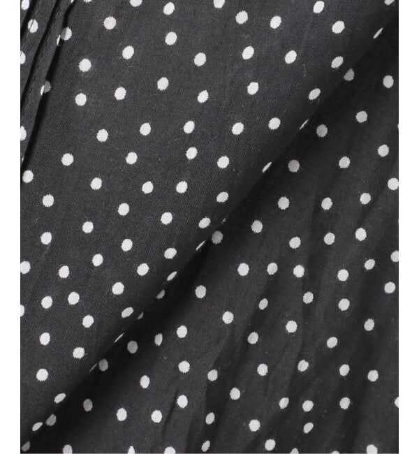 JOURNAL STANDARD relume「コットンボイルクリンクルタックフリルプルオーバー（ドット柄）」|シャツ・ブラウス|