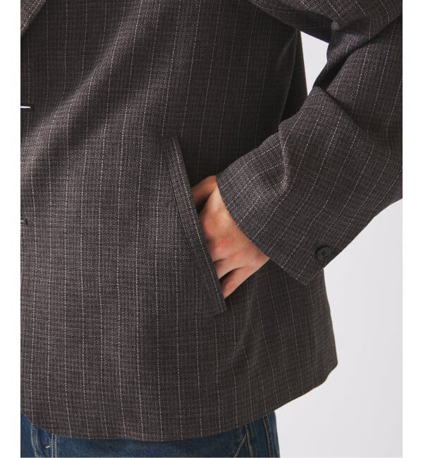 JOURNAL STANDARD relume「ウォッシャブル バスケット ストライプ ジャケット(セットアップ対応可能)」|その他|