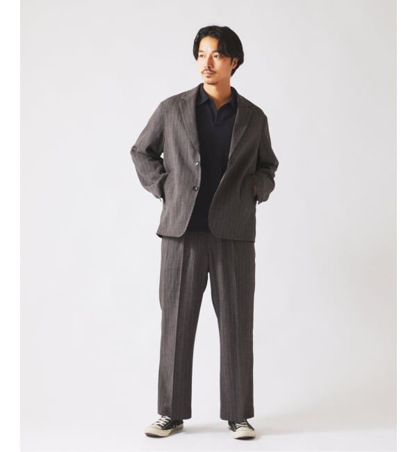 JOURNAL STANDARD relume「ウォッシャブル バスケット ストライプ ジャケット(セットアップ対応可能)」|その他|