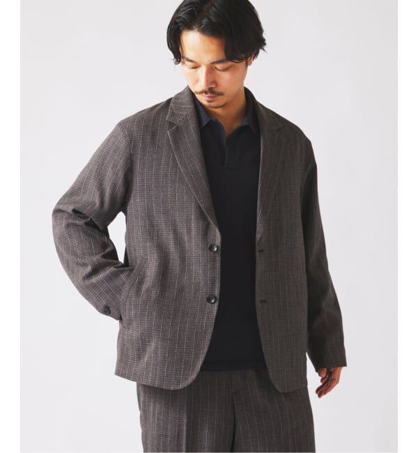 JOURNAL STANDARD relume「ウォッシャブル バスケット ストライプ ジャケット(セットアップ対応可能)」|その他|