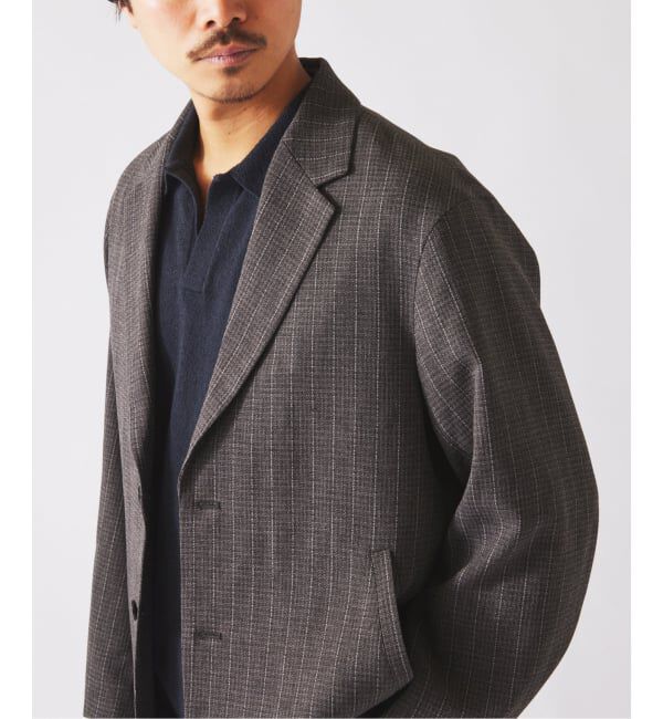 JOURNAL STANDARD relume「ウォッシャブル バスケット ストライプ ジャケット(セットアップ対応可能)」|その他|